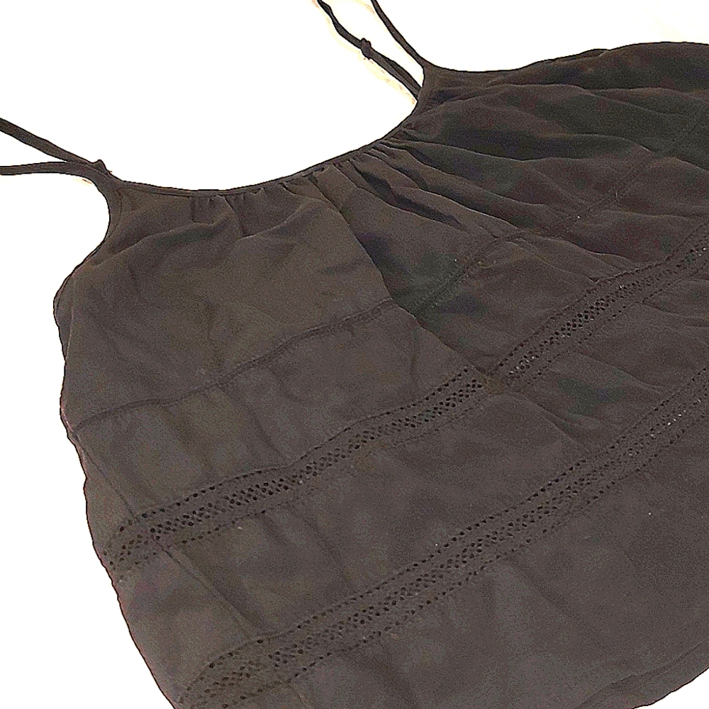 *SOLD* Aritzia Wilfred Black Silk Camisole Size XXS